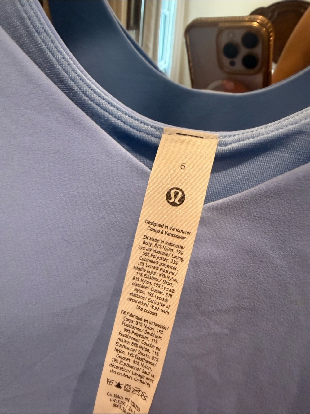 lululemon Align Dress in Powder Blue, Size 6 - Picture 2 of 7